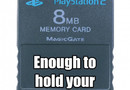 Minneskort till Playstation
