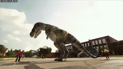 Jump Roping Dino