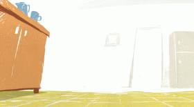 En hund och hans skål