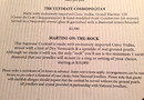 Martini on the rock