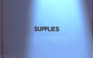 Supplies