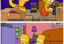 Marge and Homer get dirty