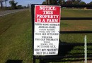 Warning farm