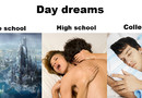 Dagdrömmandet genom skolan