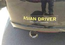 Asian driver