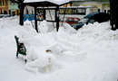 Lyckliga snögubbar