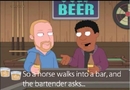 So a horse walks into a bar...
