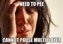 Need to pee!