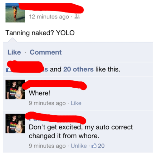 YOLO vs auto correct