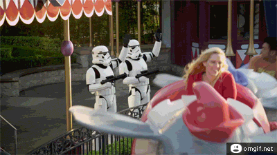Darth Vader besöker Disneyland