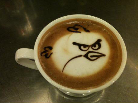 Angry Birds kaffe