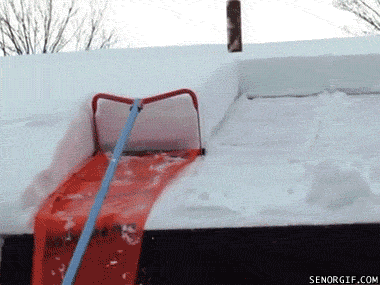 Bästa sättet att ta bort snö från taket