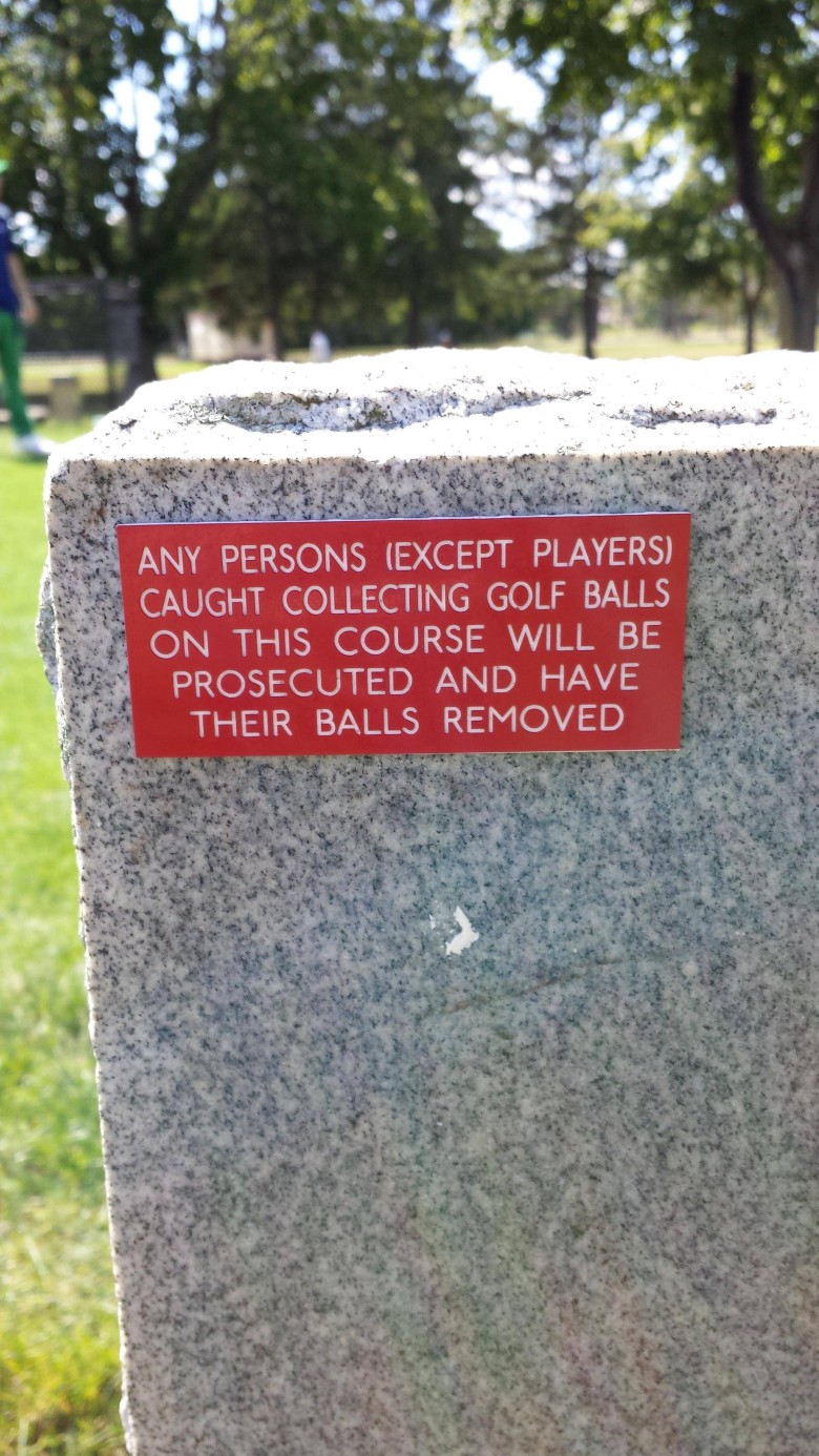 Golf är farligt