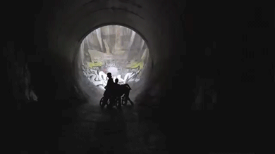 Bmx i tunnel