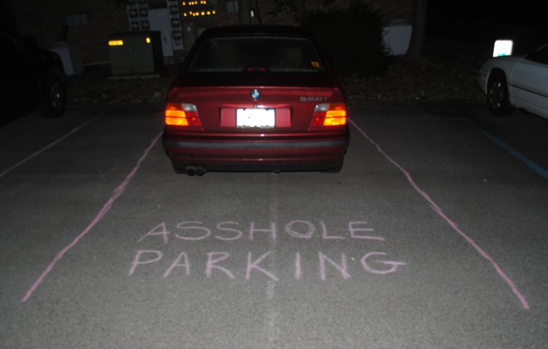 Asshole parking