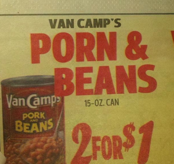 Porn and beans