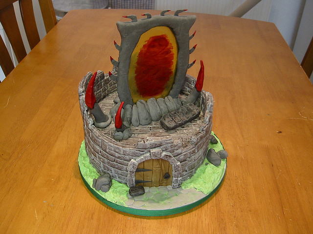 Oblivion gate cake