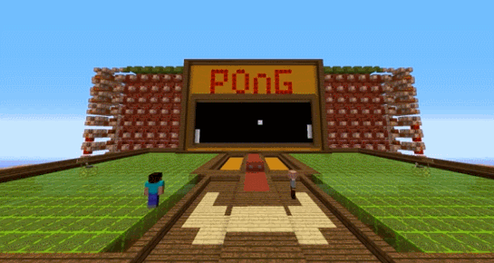 Minecraft pong