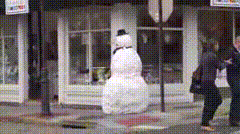 Halloween snowman v3