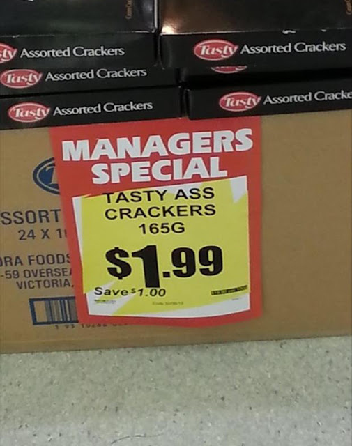 Tasty Ass crackers