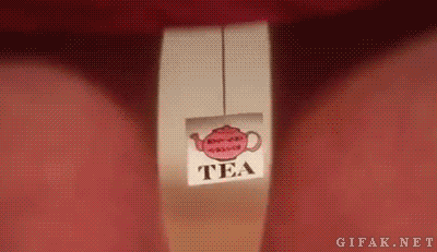 Udda reklam för te