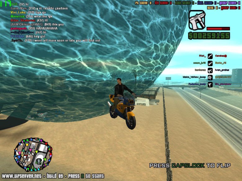 San Andreas online