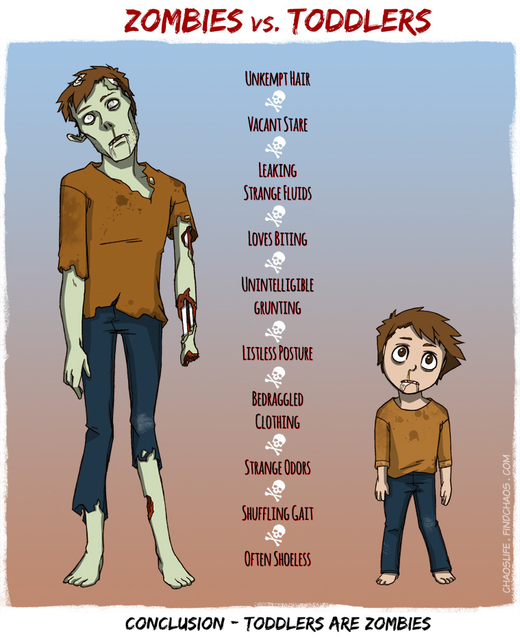 Zombies VS toddlers