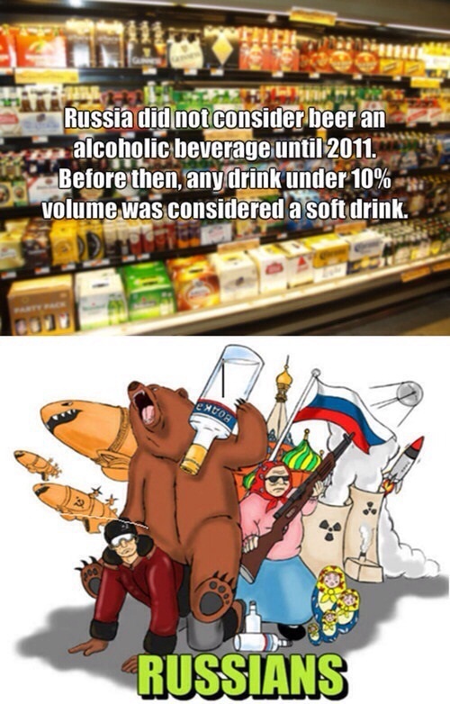 Soft drink russians
