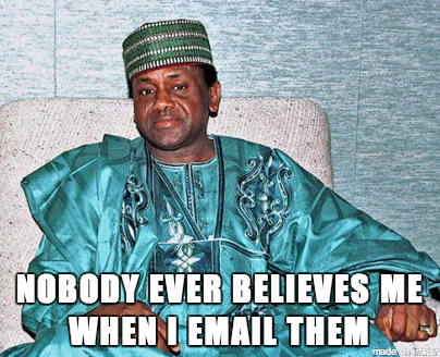 Nigerian prince problem