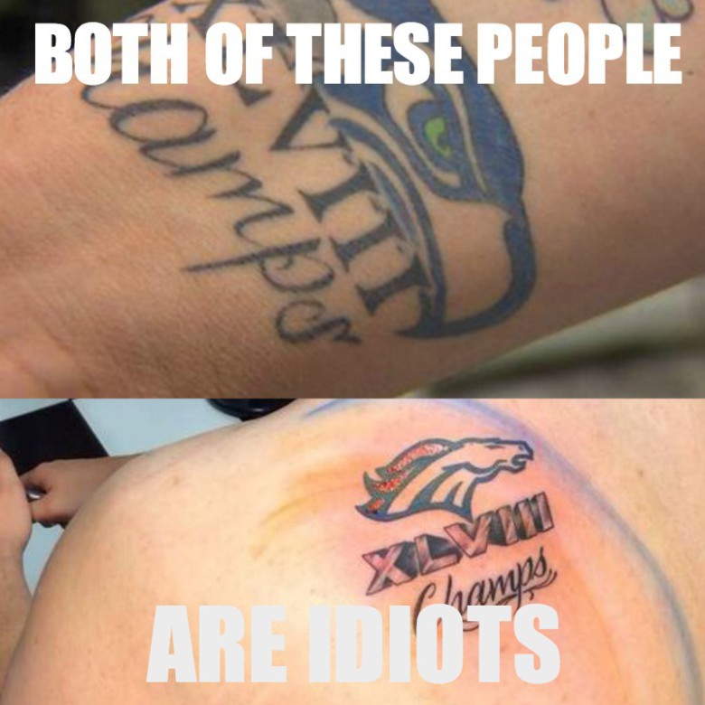 Båda är idioter