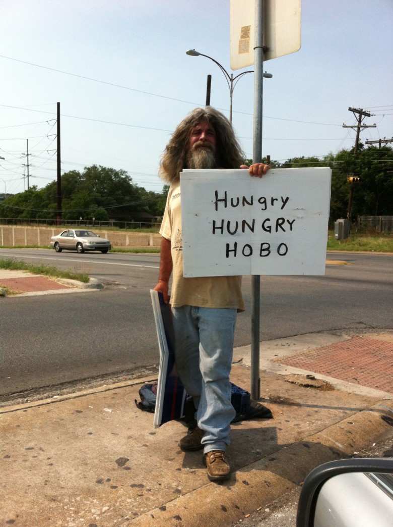 Hungry hobo