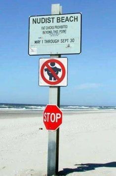 Inga tjockisar på beachen