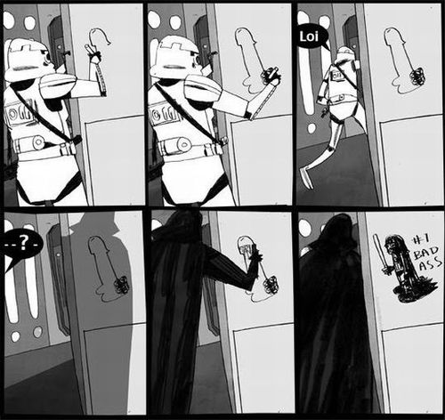 Darth Vader drar en WIN