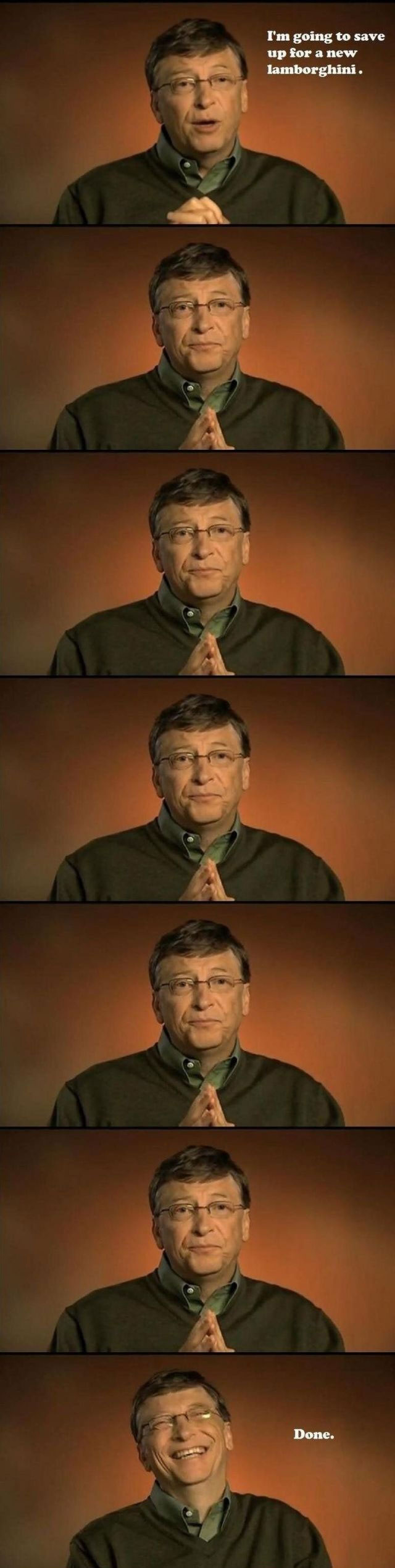 Bill Gates sparar pengar