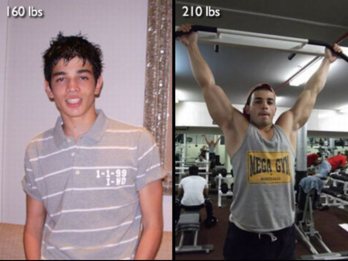 Före och efter träning