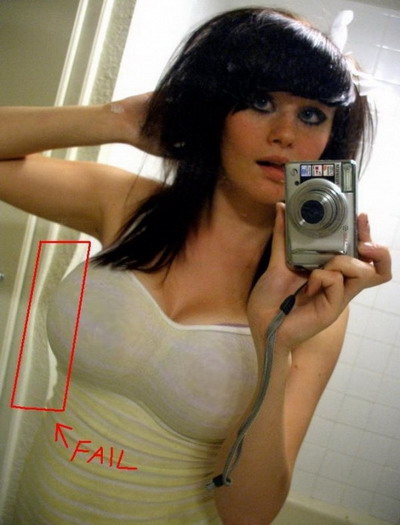 Bild på tjej photoshop fail