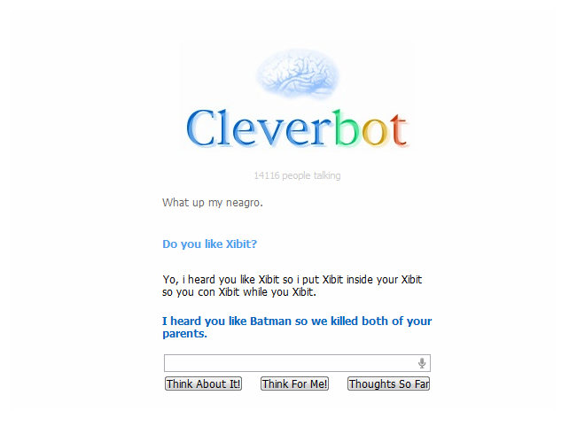 Cleverbot - kaxig igen
