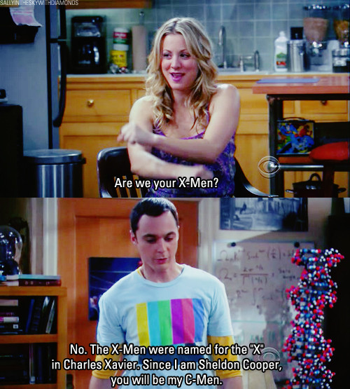 Sheldons version av X-men