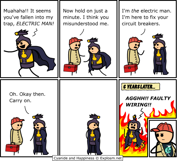 Electric man!