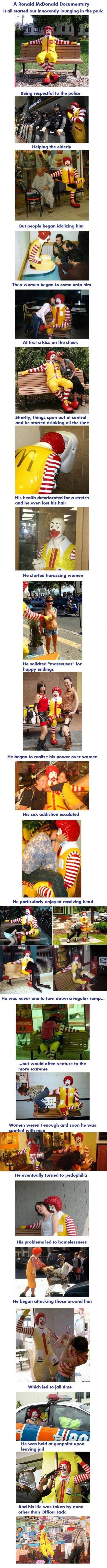 Sammanfattning av Ronald McDonalds liv