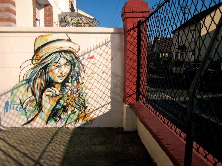 Steetart av Alice Pasquini 