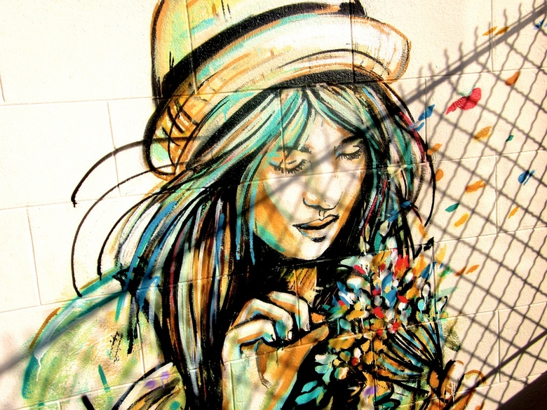 Steetart av Alice Pasquini 