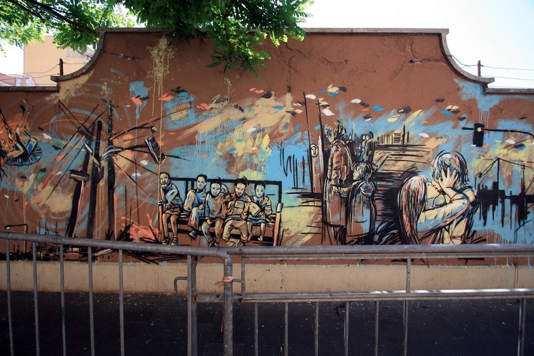 Steetart av Alice Pasquini 