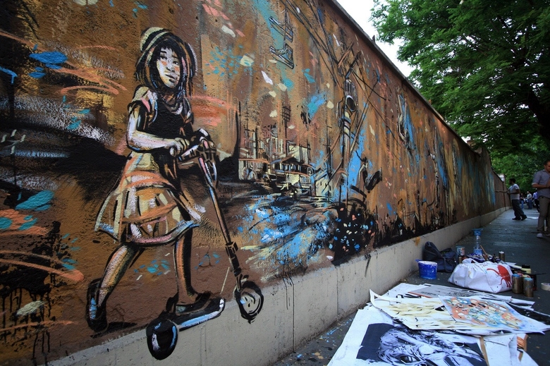 Steetart av Alice Pasquini 