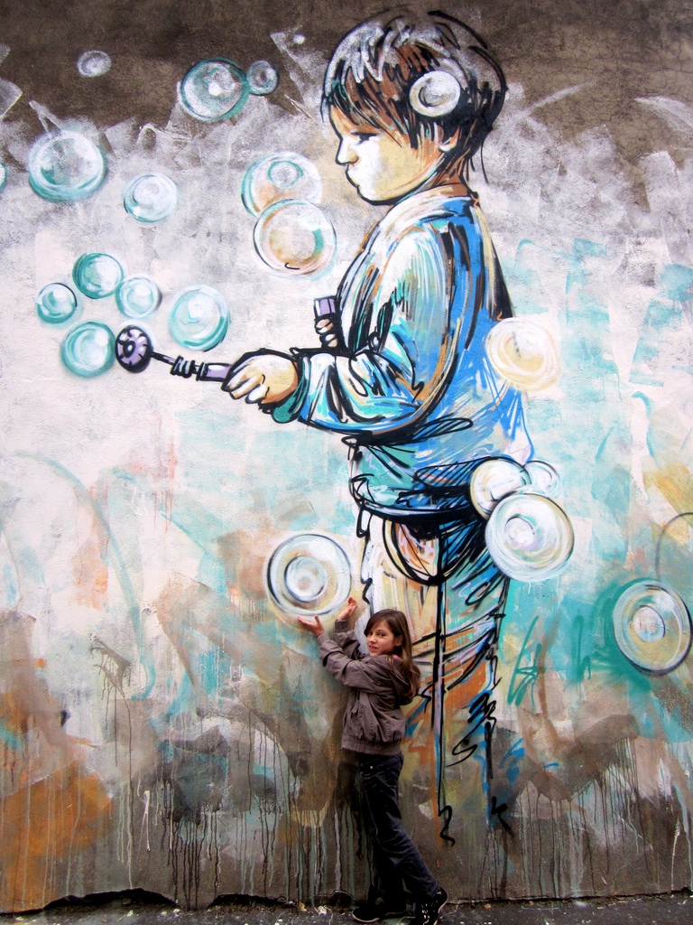 Steetart av Alice Pasquini 