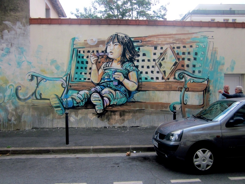 Steetart av Alice Pasquini 