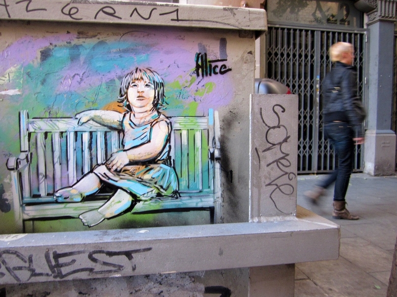 Steetart av Alice Pasquini 