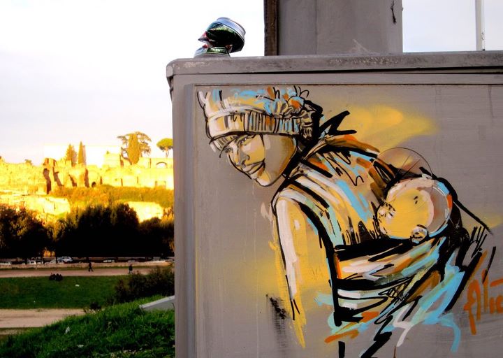 Steetart av Alice Pasquini 