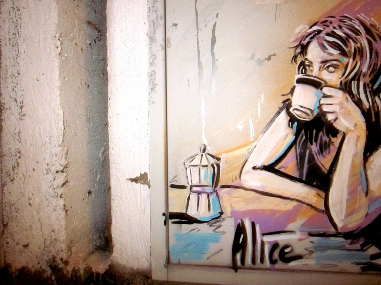 Steetart av Alice Pasquini 