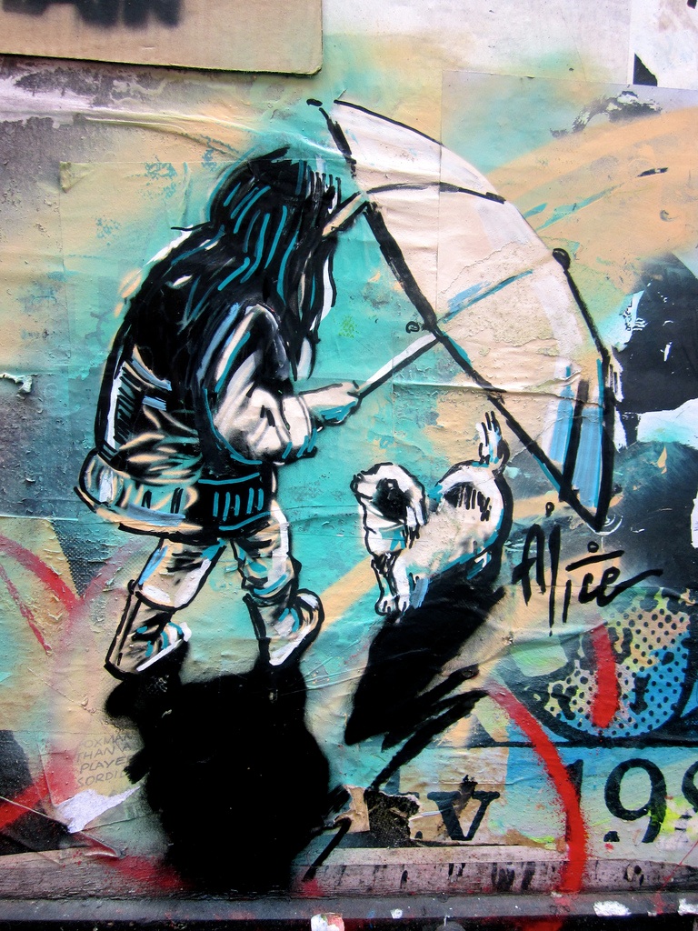 Steetart av Alice Pasquini 